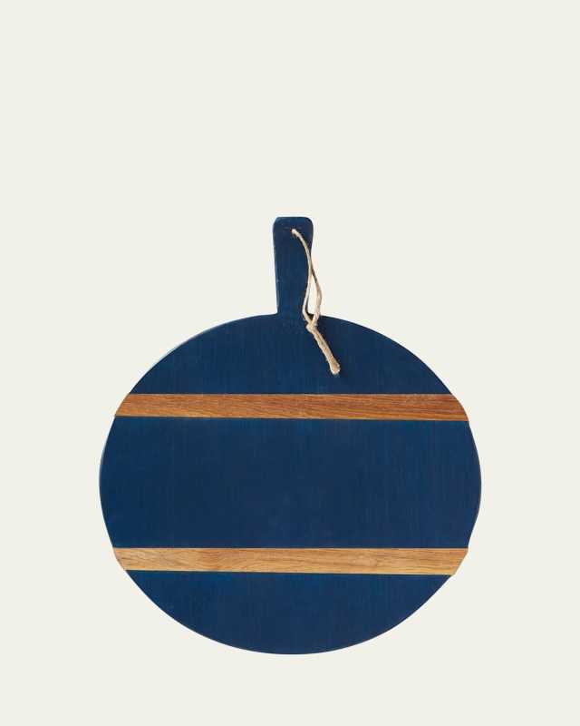 Navy Round Mod Charcuterie Medium Board, 25.5"
